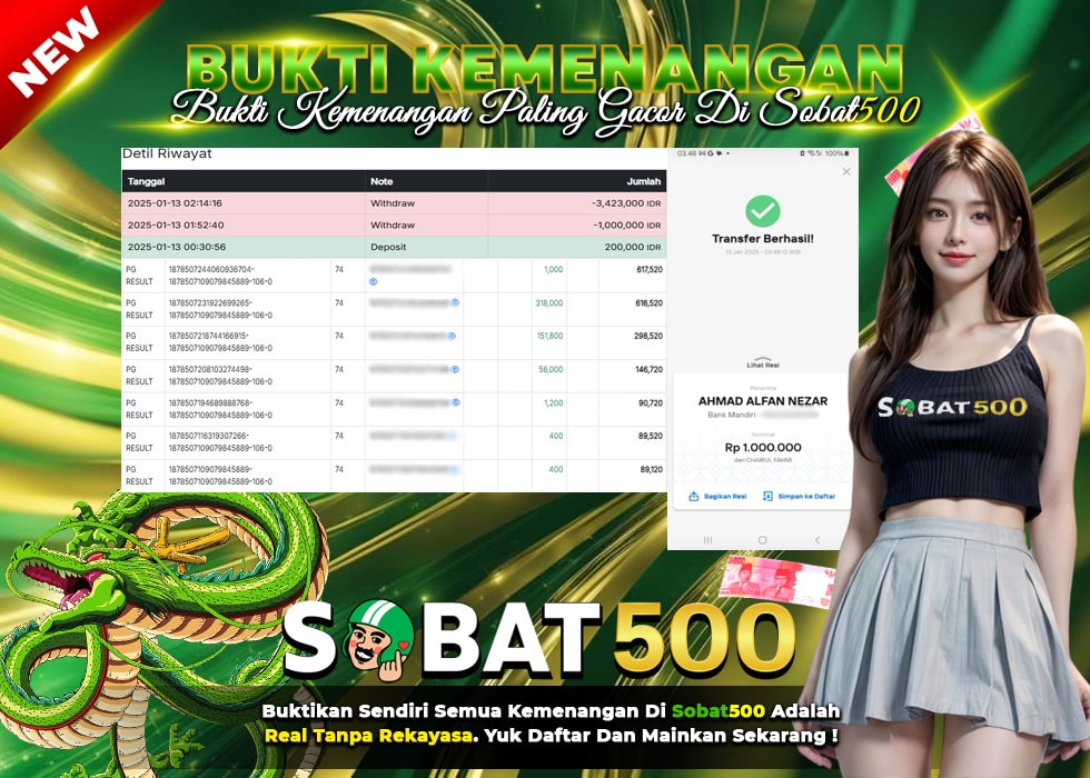 BUKTI JACKPOT SLOT MAHJONG WAYS TERPERCAYA DI INDONESIA TGL 13-01-2025