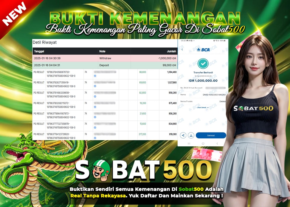 BUKTI JACKPOT SLOT MAHJONG WAYS TERPERCAYA DI INDONESIA TGL 16-01-2025