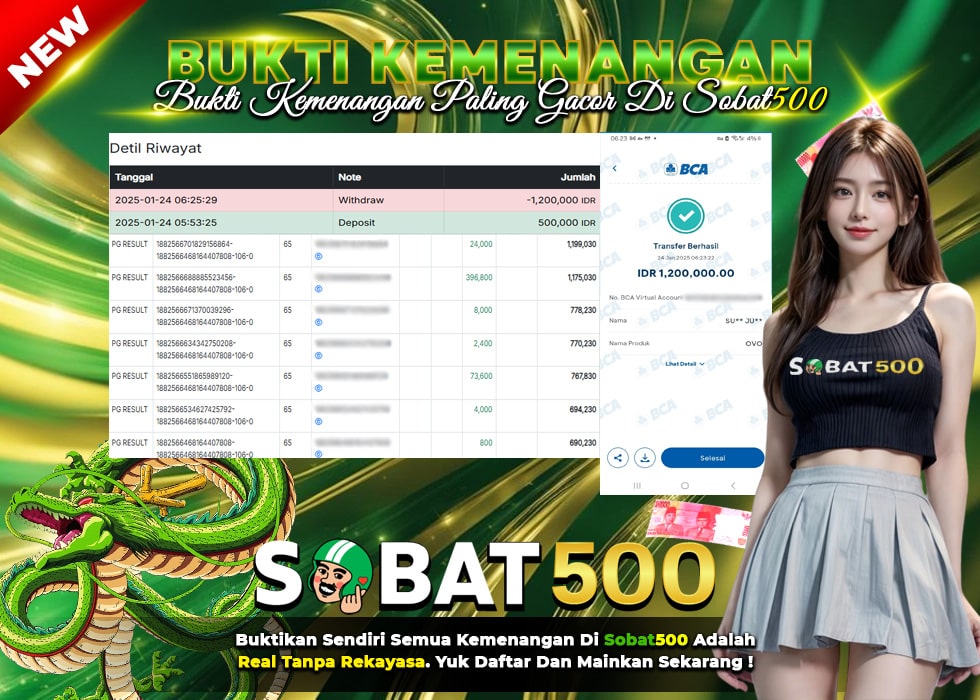 BUKTI JACKPOT SLOT MAHJONG WAYS TERPERCAYA DI INDONESIA TGL 24-01-2025