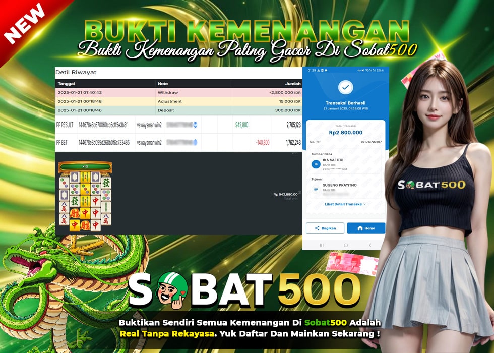 BUKTI JACKPOT SLOT MAHJONG WAYS TERPERCAYA DI INDONESIA TGL 21-01-2025