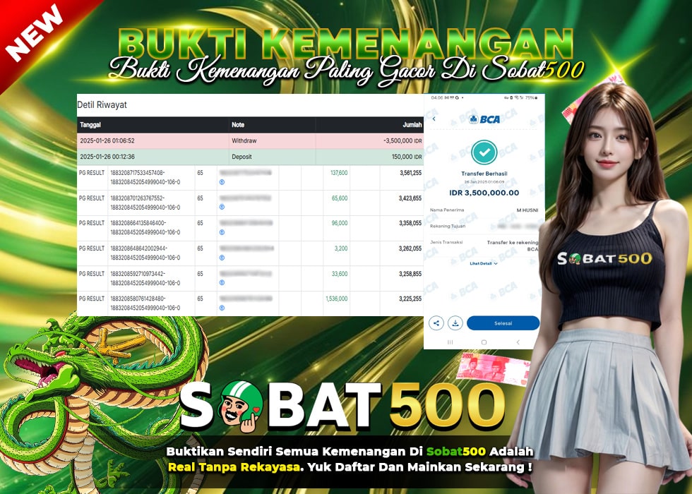 BUKTI JACKPOT SLOT MAHJONG WAYS TERPERCAYA DI INDONESIA TGL 26-01-2025