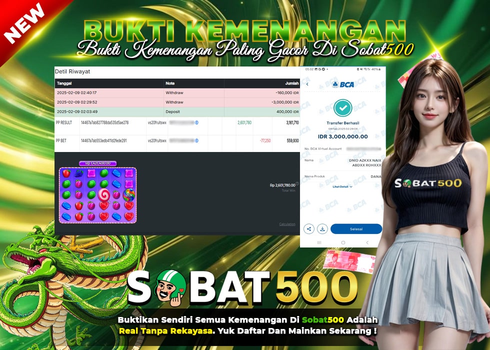 BUKTI JACKPOT SLOT SWEET BONANZA 1000 TERPERCAYA DI INDONESIA TGL 09-02-2025