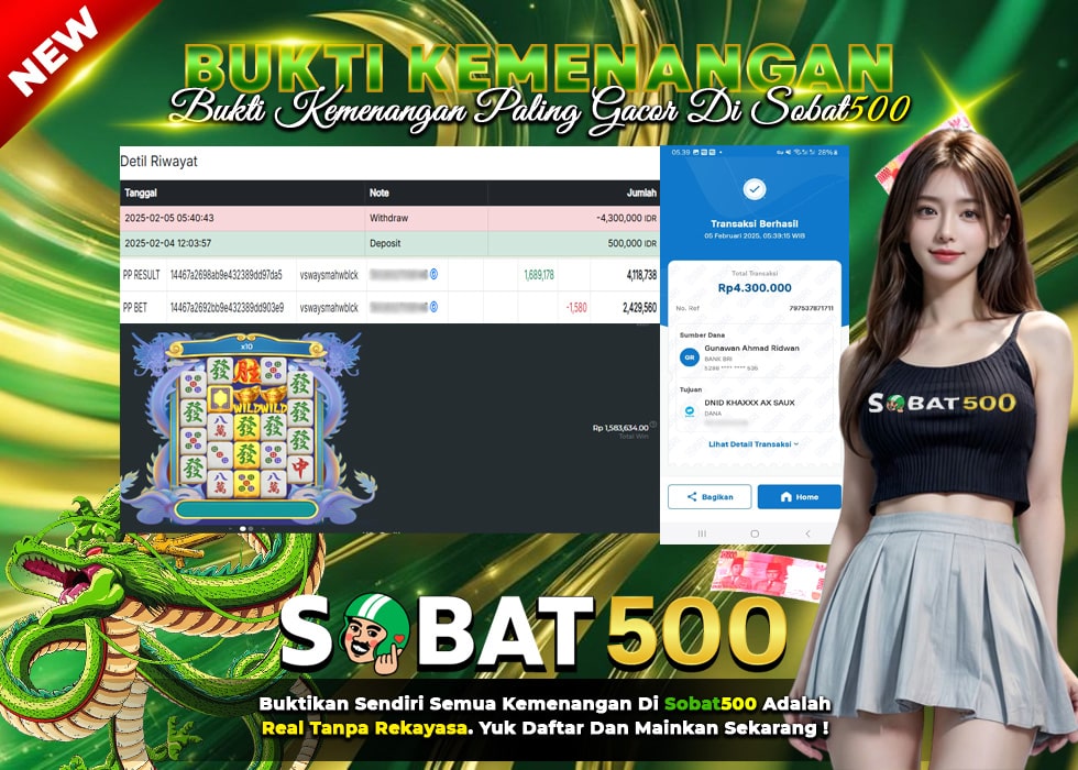 BUKTI JACKPOT SLOT MAHJONG WINS 3 TERPERCAYA DI INDONESIA TGL 05-02-2025