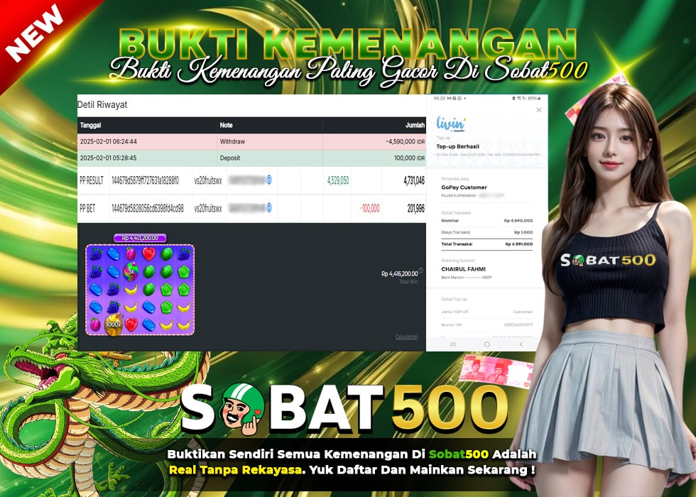 BUKTI JACKPOT SLOT SWEET BONANZA 1000 TERPERCAYA DI INDONESIA TGL 01-02-2025